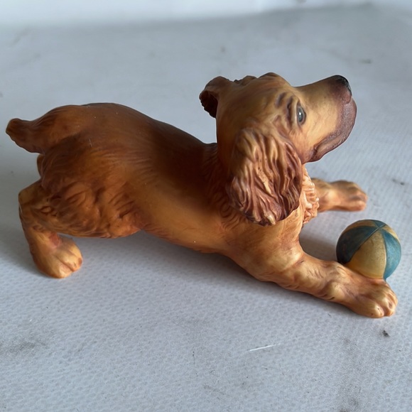 Franklin Mint Cocer Spaniel Ceramic Figurine 1987 - Picture 2 of 5